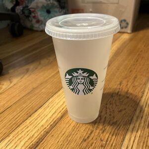 Starbucks 2022 Summer Mystery Color Changing Reusable Cold Cup 24oz Lid Read